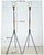 Mid-Century Modern Danish Brass and Teak Tripod Floor Lamps attributed to Svend Aage Holm Sørensen, 1950s, Set of 2 For Sale - Image 3 of 9