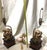 2000 - 2009 Bombay Monkey Brass Lamps. See No Evil, Hear No Evil, Speak No Evil - a Pair For Sale - Image 5 of 11