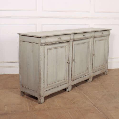 Early 19th Century French Painted Narrow Enfilade For Sale - Image 10 of 13