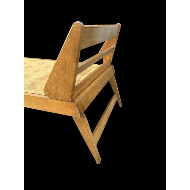 Mid-Century Modern Daybed attributed to René Jean Caillette, 1950s For Sale - Image 3 of 14