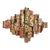 Abstract Patinated Metal Wall Sculpture by Silas Seandel For Sale
