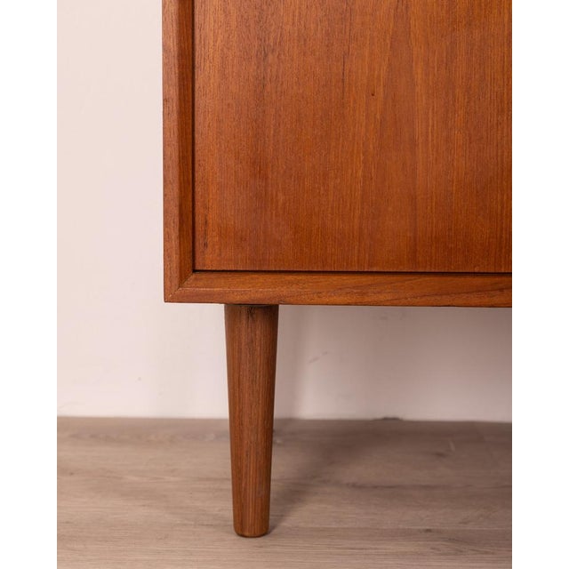 Brown Vintage Danish Sideboard in Teak, 1970s For Sale - Image 8 of 16