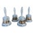 1976 American Bicentennial Sound of Liberty Commemoration Bells Set of 4 For Sale