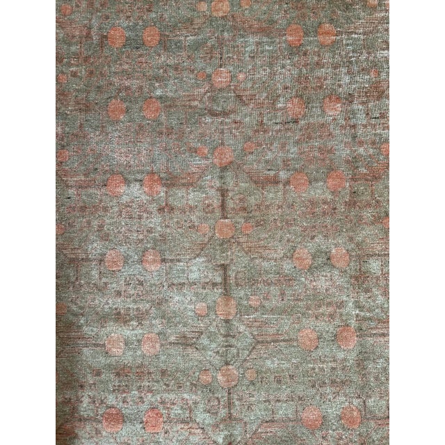 Tribal 19th Century Tribal Khotan Samarkand Pink Rug For Sale - Image 3 of 4