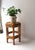 Wicker Bamboo Pedestal Plant or Drink Stand For Sale - Image 4 of 11