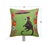Green Monkey & Leopard 24" Down Pillow For Sale In Chicago - Image 6 of 6