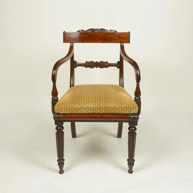 A George IV Mahogany Armchair For Sale - Image 10 of 10