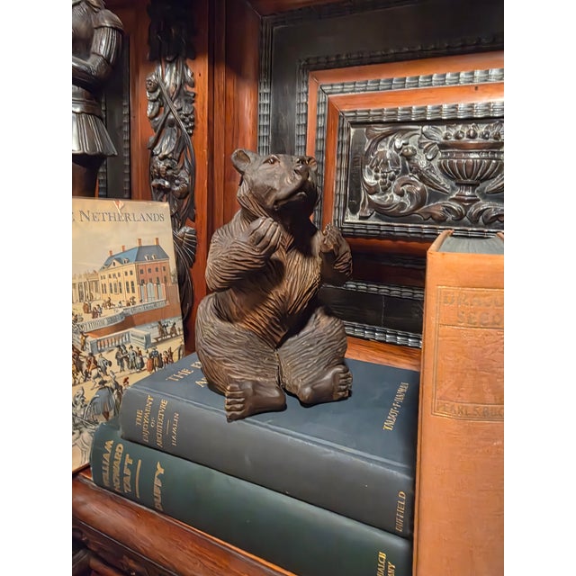 Black Forest Bear Inkwell For Sale - Image 4 of 13
