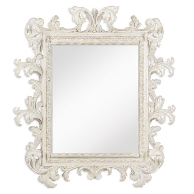 The 18th-century inspired Italian Rococo mirror exemplifies the exuberant and ornate style of the Rococo period, which...