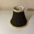 Traditional Black & Gold Bulb Clip Lampshade For Sale - Image 3 of 3
