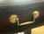 Traditional Maitland-Smith Embossed Leather Wrapped Partners Desk W/ Brass Hardware For Sale - Image 3 of 18