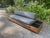 Mid Century Modern Modular Sofa With Walnut and Leather Side Tables For Sale In Cleveland - Image 6 of 12