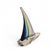 Murano Glass Sailing Boat, 1980s For Sale - Image 11 of 18