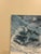An original acrylic painting of open land and storm clouds by Elizabeth Berry. Unframed. Title: All At Once Measures: 28x22