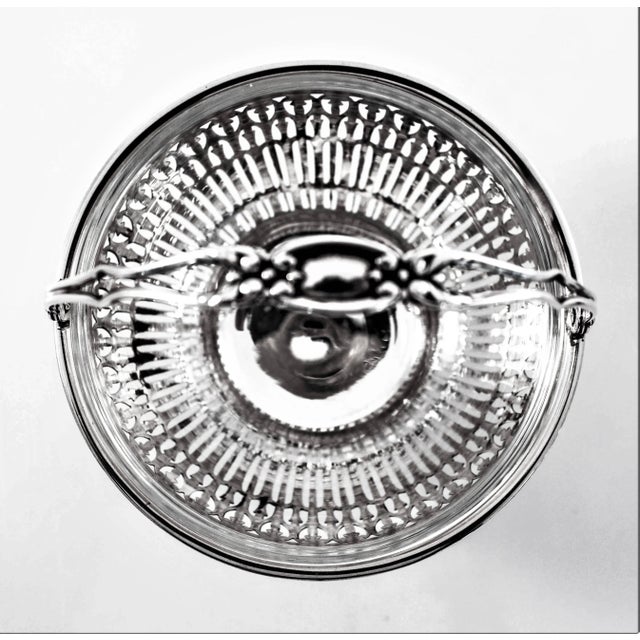 Frank Whiting Sterling Silver Basket For Sale - Image 4 of 6