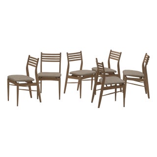 Vintage Danish Dining Chairs, 1960s, Set of 6 For Sale