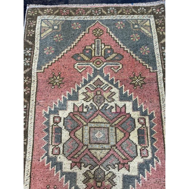 Turkish Yastik Rug 1'11" x 3'5" For Sale - Image 4 of 5