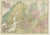 Historical Map of Northern Europe and Russia, 1788 For Sale