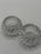 Glass Pair of Baccarat Crystal Napkin Rings For Sale - Image 7 of 12