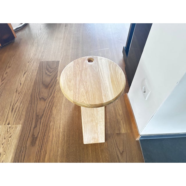1970s Folding Wooden Stool by Adrian Reed, France, 1970 For Sale - Image 5 of 8