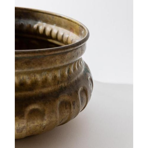 Gold Vintage Brass Fruit Bowl, 1960s For Sale - Image 8 of 11