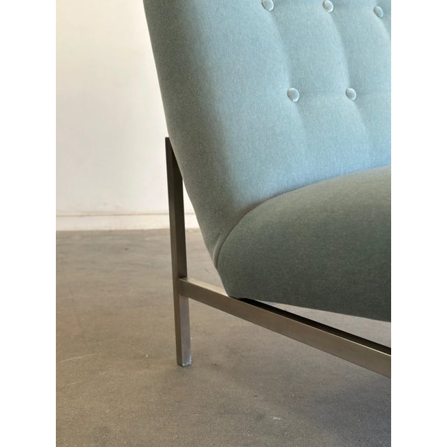 1970s 1970s Armless Lounge Chair Attributed to Florence Knoll For Sale - Image 5 of 12