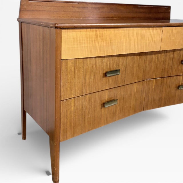 1960s Mid-Century Sideboard in Teak, Oak and Walnut Veneer, 1960s For Sale - Image 5 of 7