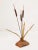 Vintage Brass Cattails Mid Century Rock Decor For Sale - Image 11 of 11