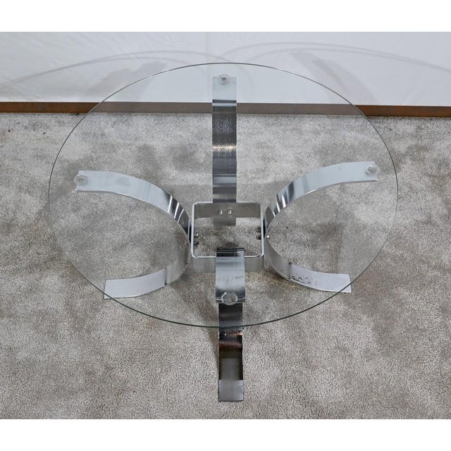 Small Glass Coffee Table, 1960s For Sale - Image 4 of 18