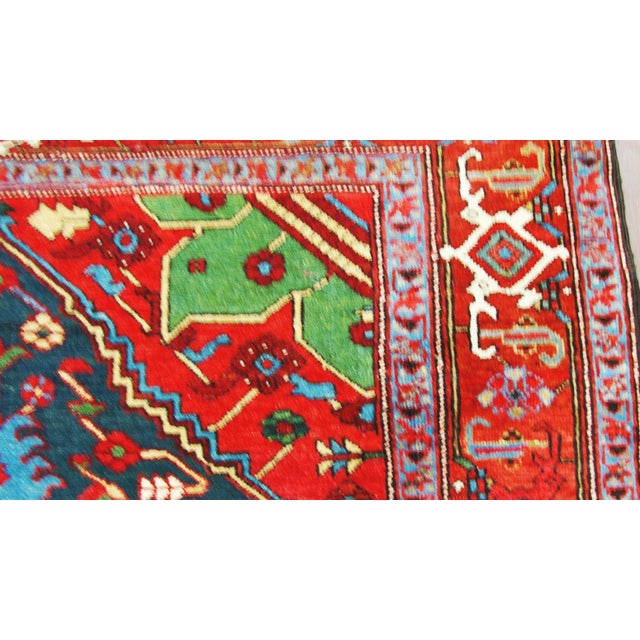 Antique Serapi Rug, 4'8" X 6'5" For Sale In Chicago - Image 6 of 8
