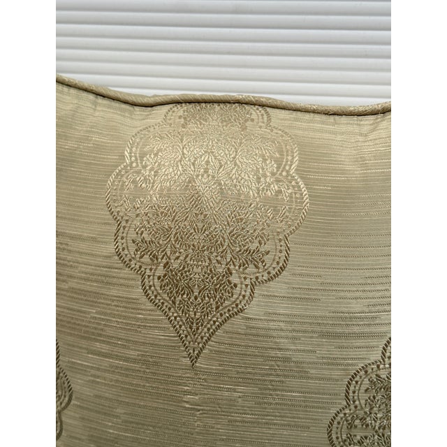 Rowlands Damask Decor Pillows, Pair For Sale - Image 11 of 12