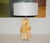 Swank Lighting Stone Rock Lamp Table Sculptures in Orange Calcite For Sale - Image 4 of 11