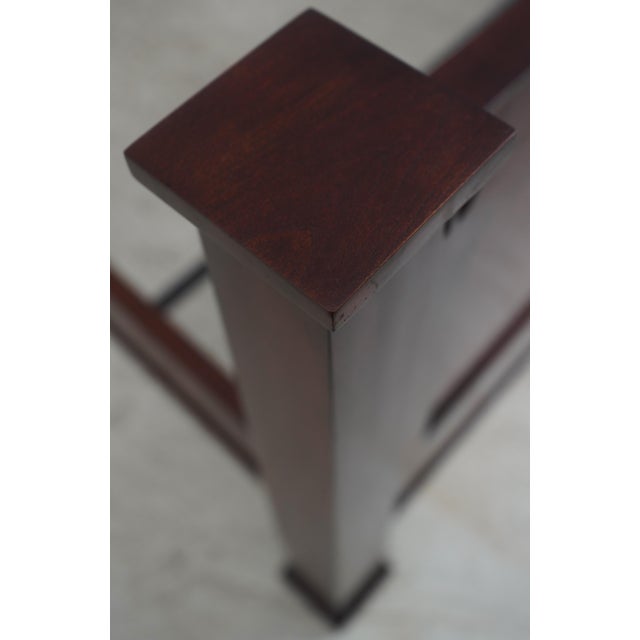 Wood Stickley King Size Model 8747 Cherry Panel Bed For Sale - Image 7 of 17