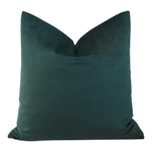 Emerald Green Velvet Feather/Down Pillow
