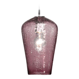 Comet Pendant Light from the Boa Lantern Collection in Amethyst For Sale