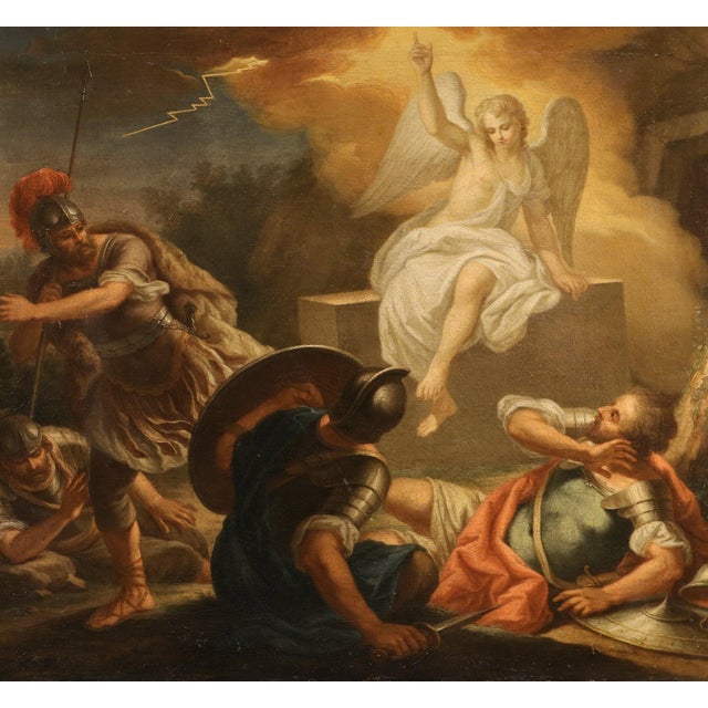 Carlo Maratta, The Angel of the Resurrection, 1700, Oil on Canvas For Sale - Image 15 of 15