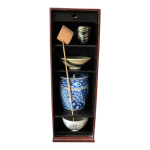 1930's Japanese Tea Box With Tea Ceremony Elements