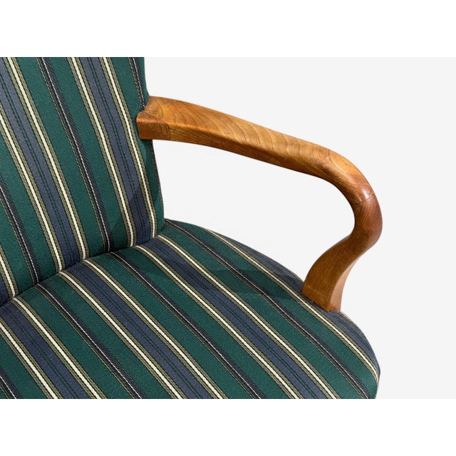 1960s Alfred Christensen Style, Armchair, Bentwood, Fabric, Sweden, 1960s For Sale - Image 5 of 11
