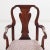 A Pair of American Queen Anne Style Mahogany Open Arm Chairs, C 1960. For Sale - Image 4 of 7