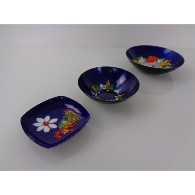 Vintage Fischland Enamelled Bowls, 1960s, Set of 9 For Sale - Image 12 of 18