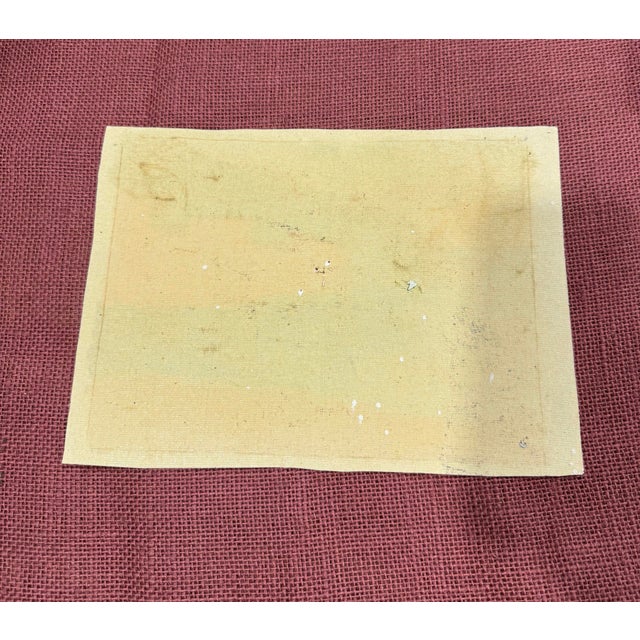 N.Manolla Oil Painting 1950s Loose Signed 8x10 From Italy Good condition No frame loose art The N.Manolla oil painting...