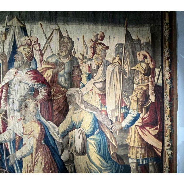 17th Century French The Family of Darius Before Alexander Tapestry from Aubusson For Sale - Image 10 of 16