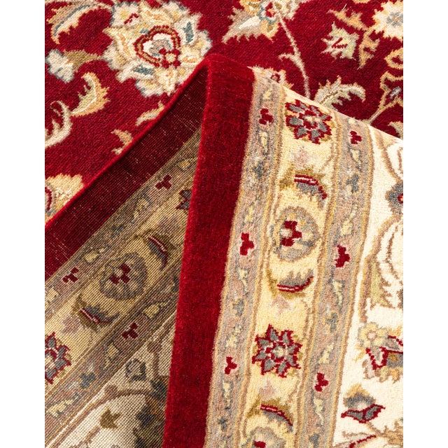 Mogul Hand-Knotted Area Rug - Red, 9' 3" x 11' 10" For Sale In New York - Image 6 of 8
