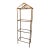 Peaked Geometric Brass Etagere For Sale