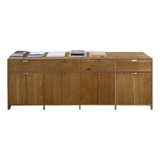 Credenza Custom-Made American Oak For Sale