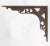 This antique aesthetic bracket is used to support shelves. This bracket is made from cast iron with ornamental designs....
