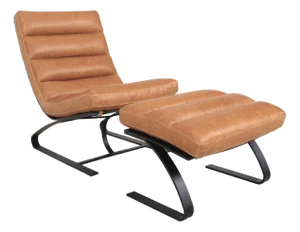 Lavello Chair & Stool Set - Caramel Leather