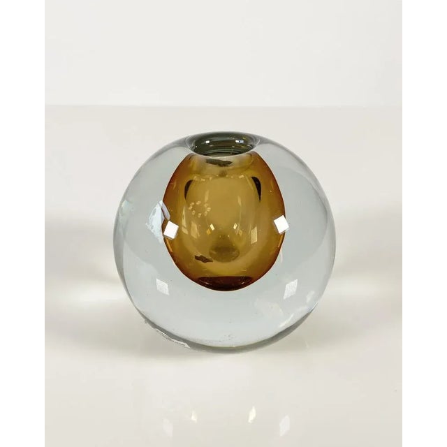 Glass Mid-Century Swedish Glass Vases, Set of 3 For Sale - Image 7 of 8