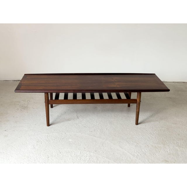 Danish Rosewood Coffee Table attributed to Svend Aage Eriksen for Glostrup, 1960s For Sale - Image 10 of 18