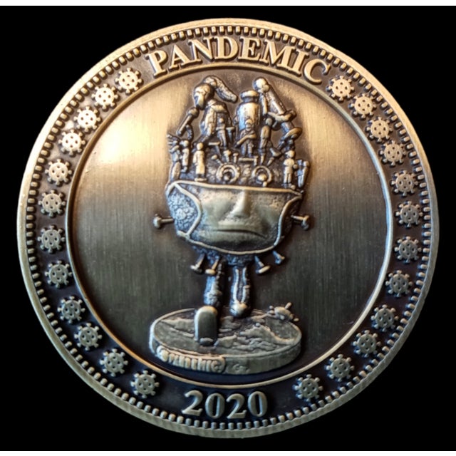 Limited Edition Pandemic Art Collectibles Coins For Sale - Image 9 of 12